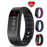 Women\'s Men\'s Smart Bracelet Bluetooth 4.0 Heart Rate Monitor Sleep Activity Tracker OLED Screen Smart Band for iOS Android