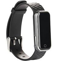 Women\'s Men\'s Bluetooth 4.0 Smart Band Heart rate Monitor Smartband SMS / Call Remind Sport Bracelet Clock Wristband