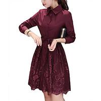 womens lace casualdaily street chic sophisticated bodycon sheath dress ...