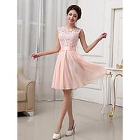 womens work cute skater dress solid embroidered round neck above knee  ...