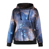 womens sports active hoodie print round neck inelastic cotton long sle ...