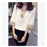 womens going out holiday cute t shirt solid round neck short sleeve ba ...