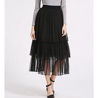 womens going out asymmetrical skirts swing solid summer