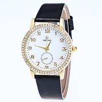 womens fashion watch wrist watch quartz rhinestone alloy band casual