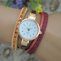 womens fashion watch bracelet watch quartz leather band bangle