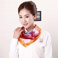 Women Satin Scarf, Cute / Work / Casual