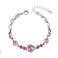 Women\'s Chain Bracelet Jewelry Natural Handmade Fashion Vintage Crystal Alloy Round Heart Irregular Jewelry 147Wedding Party Anniversary