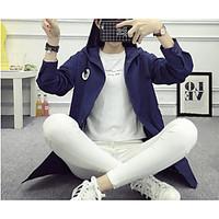 womens casualdaily simple fall jacket solid hooded long sleeve regular ...