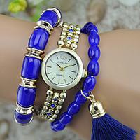 Women\'s Fashion Watch Bracelet Watch Quartz Plastic Band Bangle