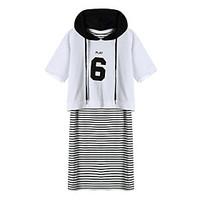 womens casualdaily simple shift dress letter v neck midi short sleeve  ...