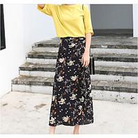 Women\'s Casual/Daily Midi Skirts A Line Print Summer