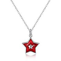 womens pendant necklaces copper silver plated star unique design dangl ...