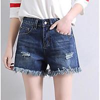 womens high rise inelastic shorts pants simple wide leg solid