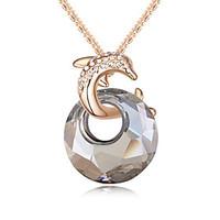 Women\'s Pendant Necklaces Jewelry Jewelry Crystal Alloy Euramerican Fashion Jewelry For Wedding Party Congratulations 1pc