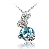 Women\'s Pendant Necklaces Jewelry Jewelry Crystal Rhinestone Alloy Euramerican Fashion Jewelry For Wedding Party Congratulations 1pc