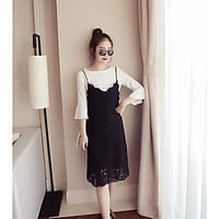 womens birthday dailywear other spring fall t shirt dress suits solid  ...