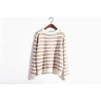 womens casual regular cardigan striped round neck long sleeve cotton s ...