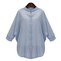 womens casual simple fall shirt solid stand half sleeve other medium