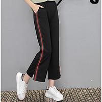 womens high rise strenchy chinos pants street chic active vintage loos ...