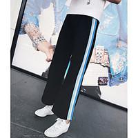 womens mid rise strenchy chinos pants street chic active loose straigh ...