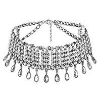 Women\'s Choker Necklaces Drop Alloy Tassel Euramerican Fashion Luxury Jewelry For Wedding Party 1pc