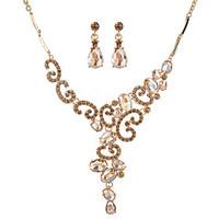 womens jewelry set acrylic euramerican fashion alloy drop 1 necklace 1 ...