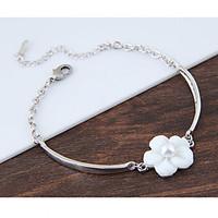 Women\'s Charm Bracelet Fashion Shell Alloy Flower Jewelry 1pc