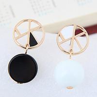 Women\'s Stud Earrings Euramerican Fashion Alloy Round Jewelry For Casual 1 Pair