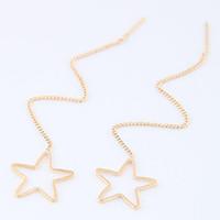 Women\'s Drop Earrings Euramerican Fashion Alloy Star Jewelry 4 Pairs
