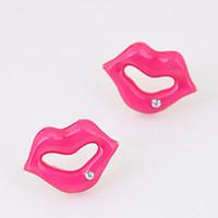 womens stud earrings lips euramerican fashion alloy jewelry for daily  ...