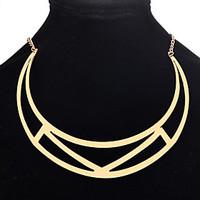 Women\'s Choker Necklaces Geometric Alloy Euramerican Fashion Punk Jewelry For Daily 1pc