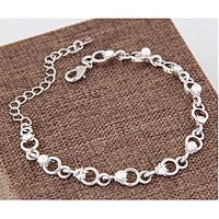 Women\'s Chain Bracelet Imitation Pearl Rhinestone Fashion Alloy Circle Jewelry Casual/Daily 1pc