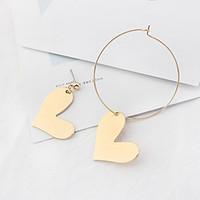 womens drop earrings euramerican fashion simple style cooper heart jew ...