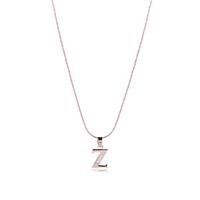 Women\'s Men\'s Pendant Necklaces AAA Cubic Zirconia Alphabet Shape Rose Gold Zircon CopperUnique Design Logo Style Movie Jewelry Fashion