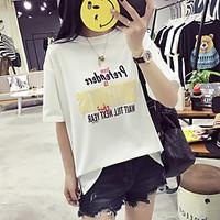 womens going out simple t shirt solid floral round neck short sleeve c ...