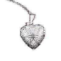 Women\'s Lockets Necklaces Silver Plated Fashion Silver Jewelry Party Daily 1pc