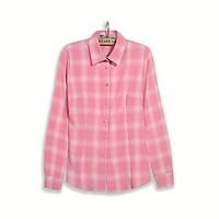 womens casualdaily simple summer shirt solid shirt collar long sleeve  ...