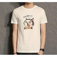 womens casual simple summer t shirt dog letter round neck short sleeve ...