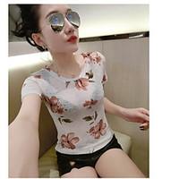 womens plus size going out sexy cute spring summer t shirt print round ...