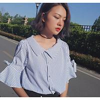 womens going out sexy summer shirt solid v neck short sleeve cotton tr ...