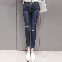 womens mid rise strenchy skinny pants simple skinny solid