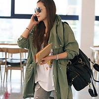 womens going out sophisticated winter coat solid shawl lapel long slee ...