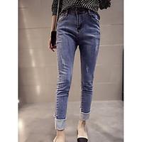 womens mid rise strenchy skinny pants simple skinny solid