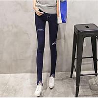 womens mid rise strenchy skinny pants simple skinny solid