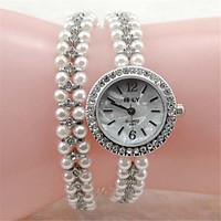 Women\'s Fashion Watch Bracelet Watch Quartz Alloy Band Elegant Silver