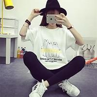 womens casualdaily beach sports simple cute active summer t shirt soli ...