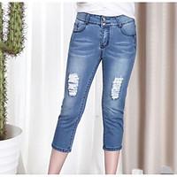 womens mid rise strenchy jeans pants street chic slim solid