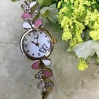 womens elegant gold bracelet quartz watch