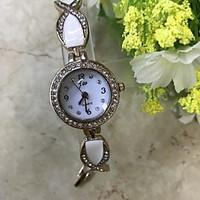 womens elegant gold bracelet quartz watch