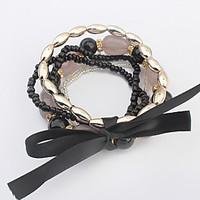 Women\'s Wrap Bracelet Jewelry Fashion Glass Alloy Irregular Jewelry For Party Special Occasion Gift 1pc